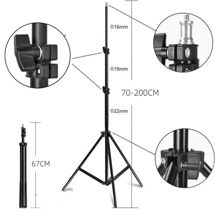 Softbox lampy LED zestaw