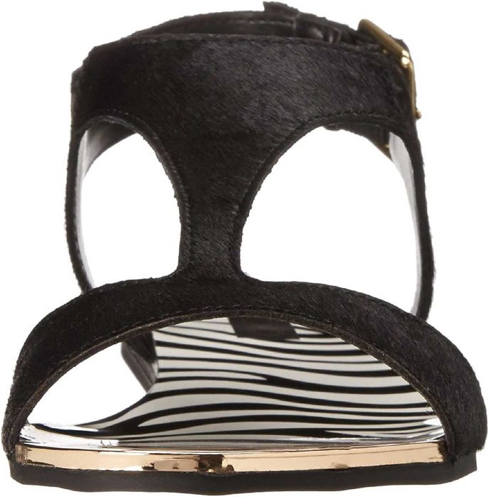 Aldo Tassie Black Sandały Klapki Skórzane Skóra Czarne Płaskie Nowe 40