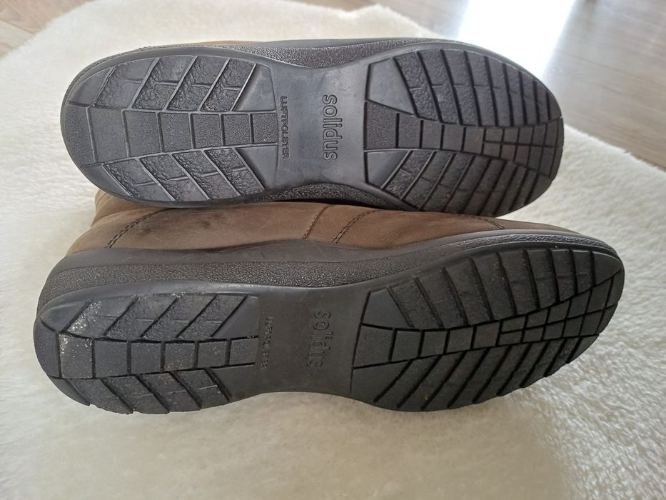 Buty damskie zimowe ortopedyczne skórzane Solidus rozm 7,5 (40,5).