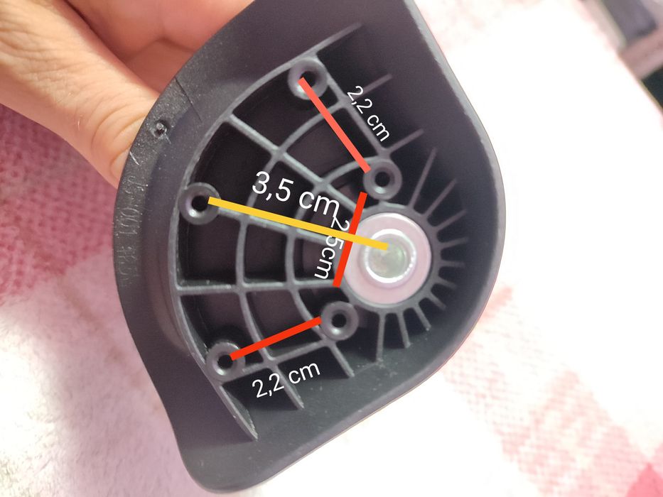 Kółka do walizki bagażu torby Dilwe