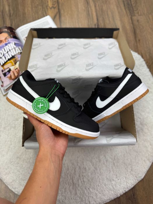 Мужские кроссовки NIke SB Dunk Low "Black-White" 40-45