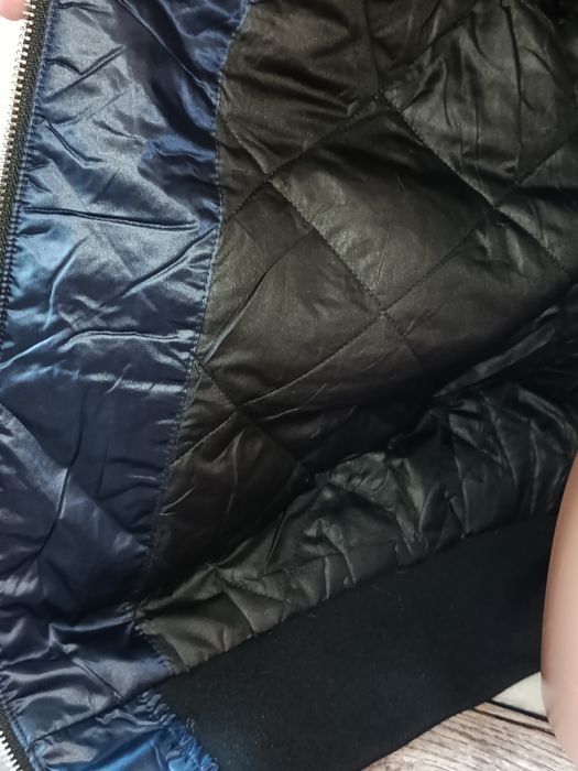 Куртка комбінована,стьобана , бомпер весна