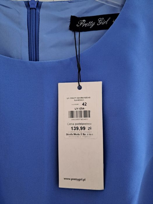 Sukienka r.42 wesele komunia chrzciny NOWA