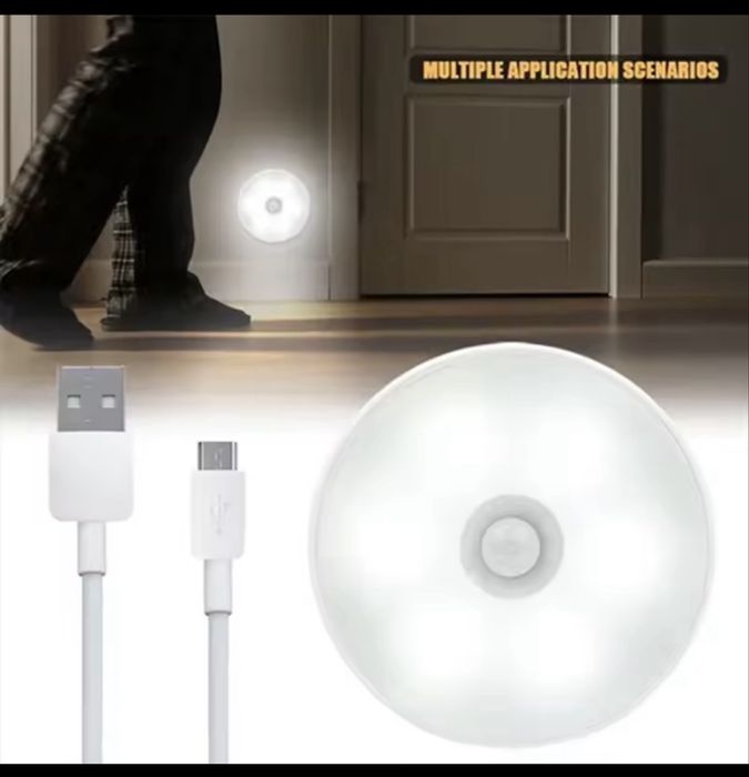 Lampka LED z czujnikiem  ruchu + kabel usb