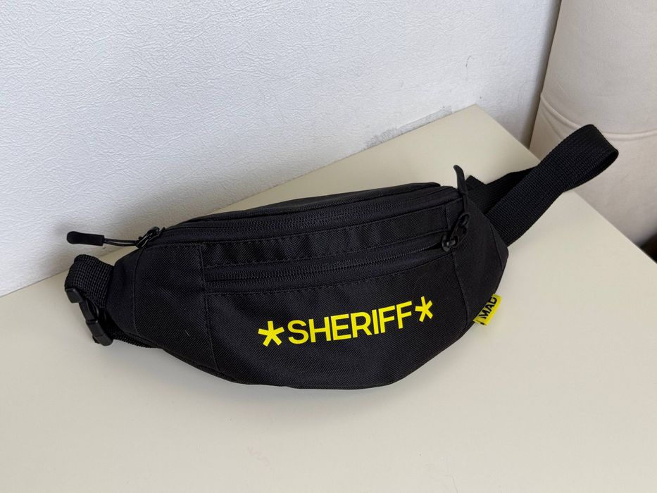 Чорна поясна сумка SHERIFF
