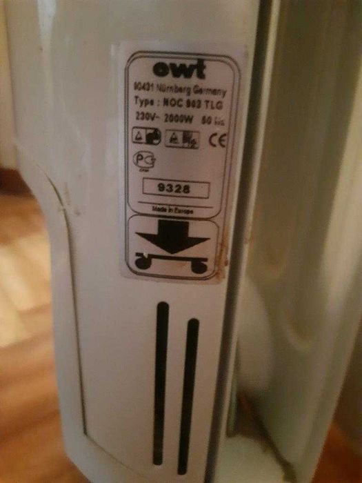 Обігрівач масляний EWT 9 ребер 2000W