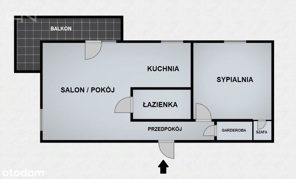 2 pokoje | 400m do plaży | Parking za szlabanem