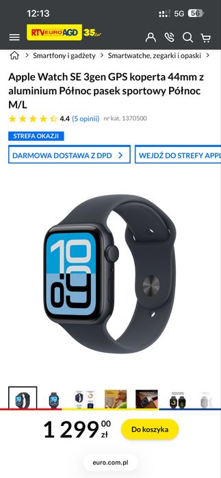 Apple watch se 3 44mm