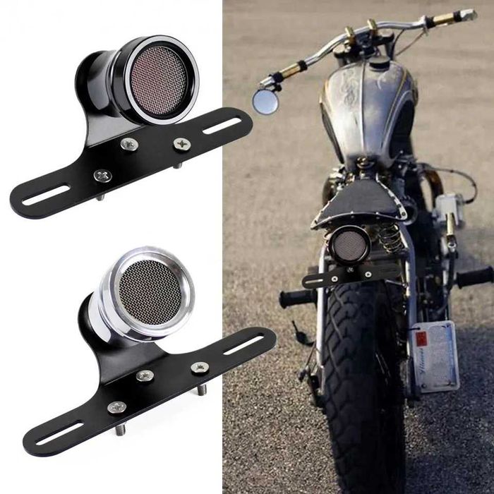 Farolins traseiros retro rede LED cafe racer