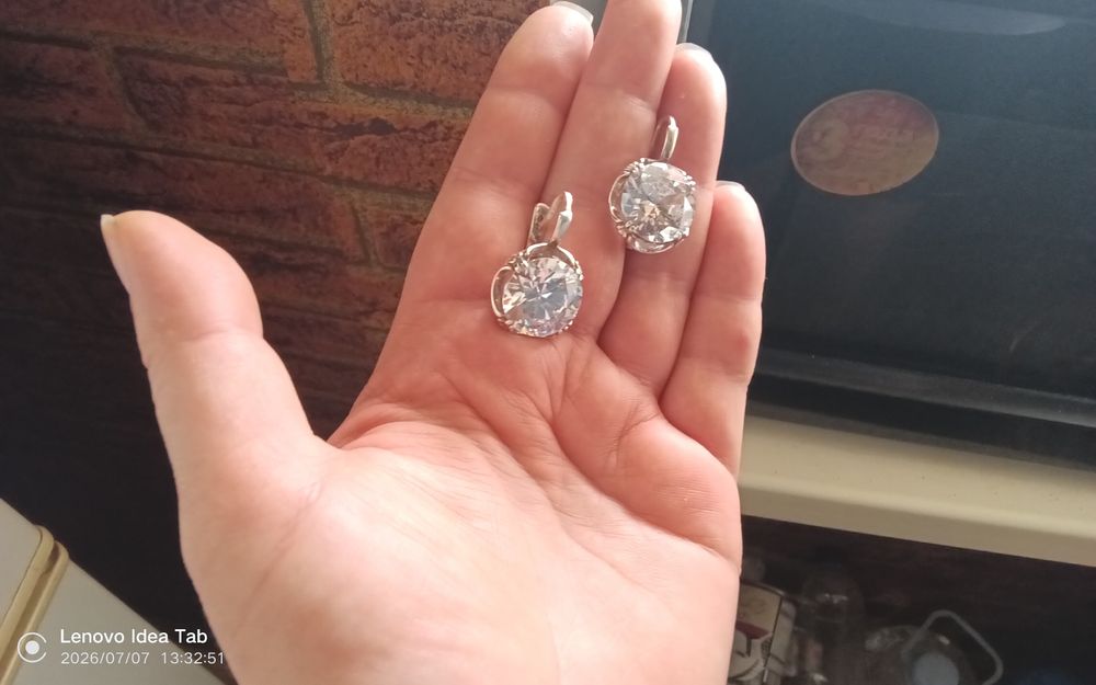 Серьги серебро серебряные