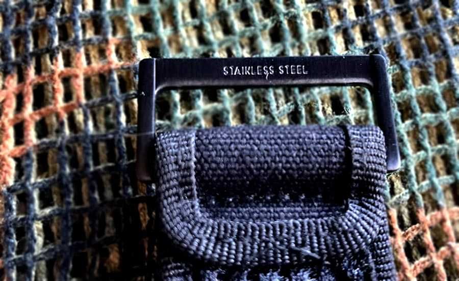 Ремешок для часов Luminox на липучке (черный)