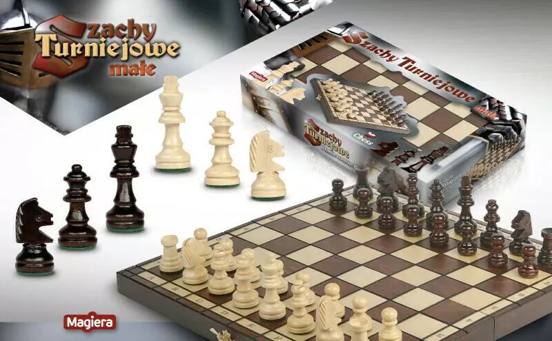 Szachy turniejowe małe 38cm. MAGIERA. MAGIERA RAFAŁ. Nowy Produkt