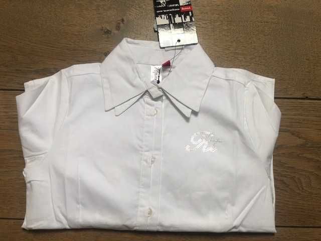 Nowa oryginalna biała bluzka Reporter roz. 146 cm