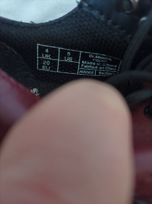 Dr Martens buciki dziecięce 20