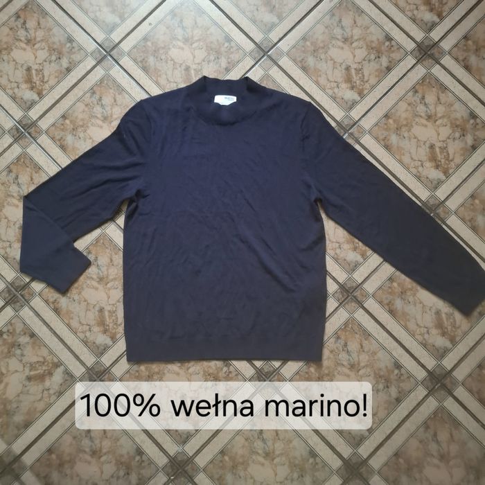 Męski sweter Selected, wełna marino!