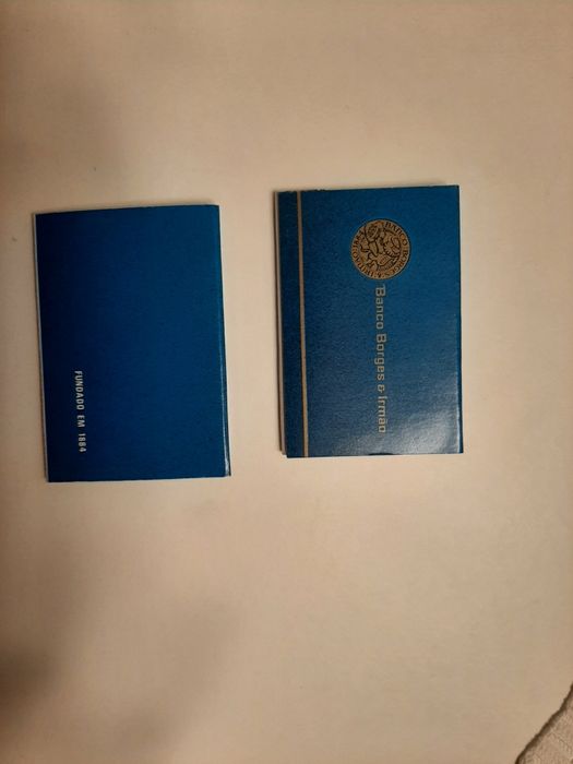 Blocos notas Banco Borges Irmao.Caixas de fosforos Banco Borges  .