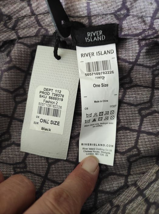 Kaszkiet z daszkiem River Island Wool rozmiar uniwersalny