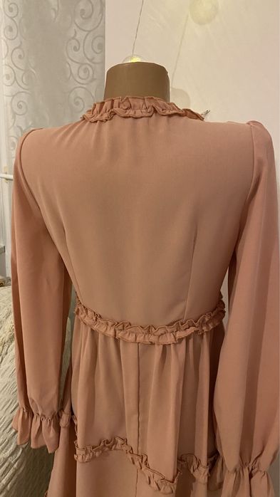 Сукня пудрова-ніжно рожева Shein