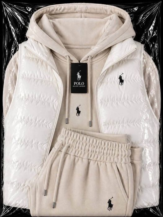 Komplet 3-częściowy dresów damskich polo ralph