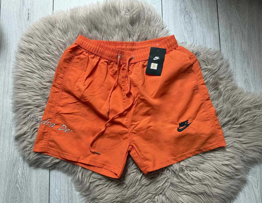 M,L,XXL-Spodenki męskie kąpielowe -pomarańczowe.