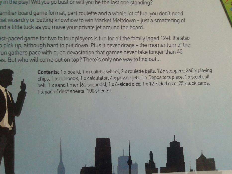 Jogo de tabuleiro Market Meltdown