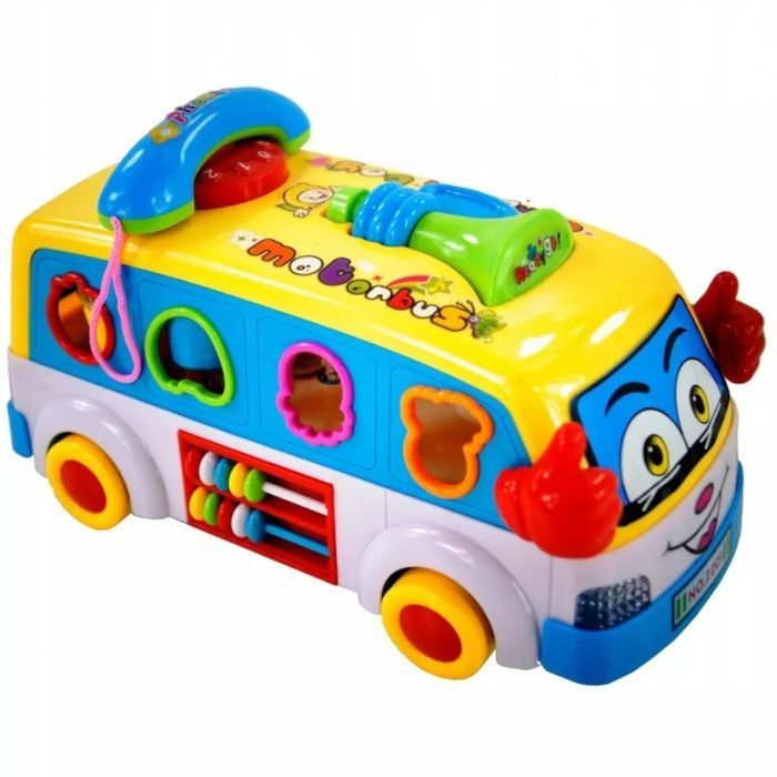 Interaktywny Autobusik Z Telefonem Klocki 2201Ż