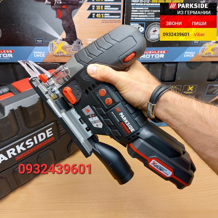 Аккумуляторный лобзик из ГЕРМАНИИ Parkside Performance PSSPA 20 C3