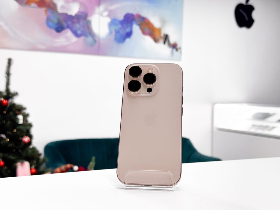 iPhone 16 Pro 256 GB Pustynny Tytan Jak Nowy Sklep Gwarancja