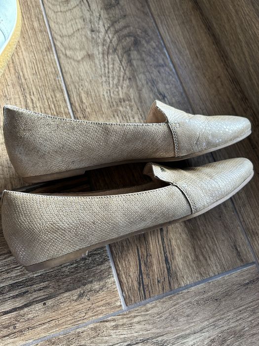Polbuty loafersy bezowe r 36Wojas 24cm