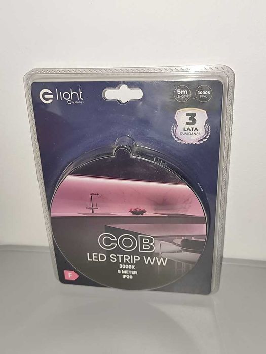 Taśma LED 5m ELight by Eko-Light z Zasilaczem Nowa
