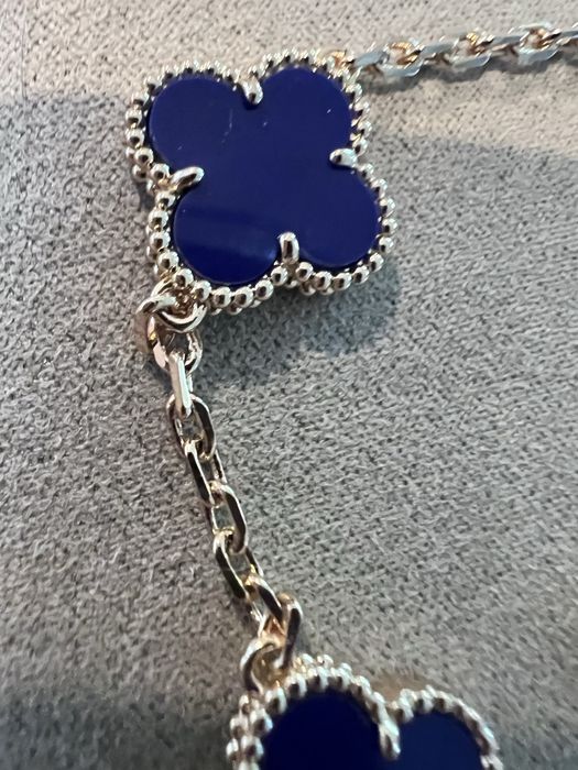 Bransoletka Van cleef granat premium
