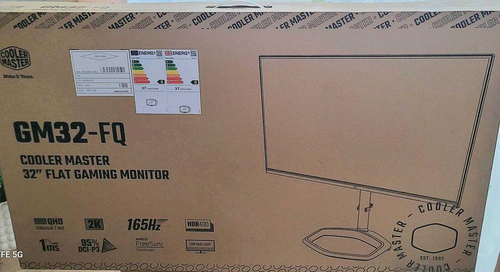 Monitor Cooler Master GM32-FQ 32” QHD 165Hz – NOWY