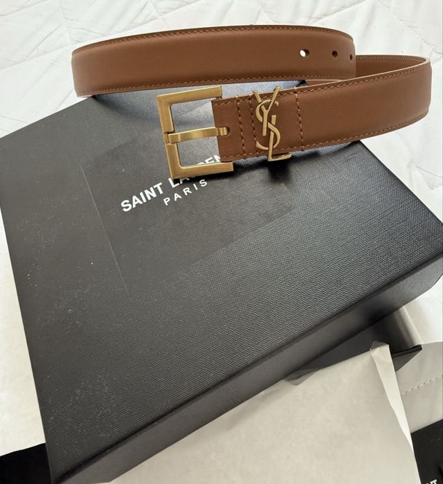 Pasek YSL pasek do spodni Yves Saint Laurent 3 cm