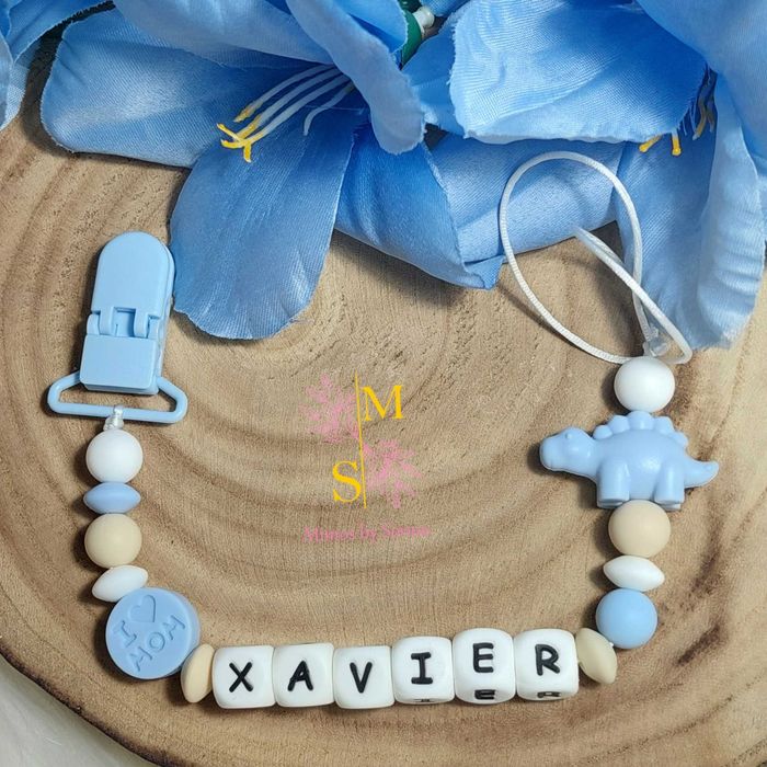 Prende-Chuchas / Prendedor de Chupeta - Silicone - Personalizado