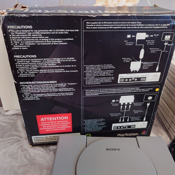 Playstation 1 ревізія 1002 та 40 нових дисків