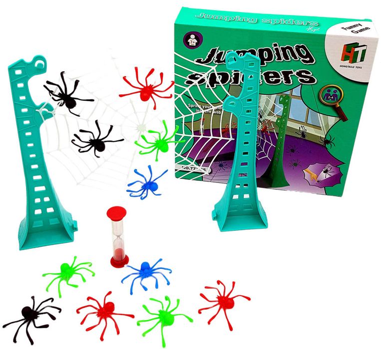 Skaczące Pająki Pchełki Gra Zręcznościowa Rodzinna