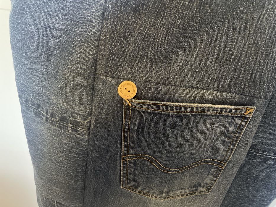 Torba shopper totebag jeans recykling