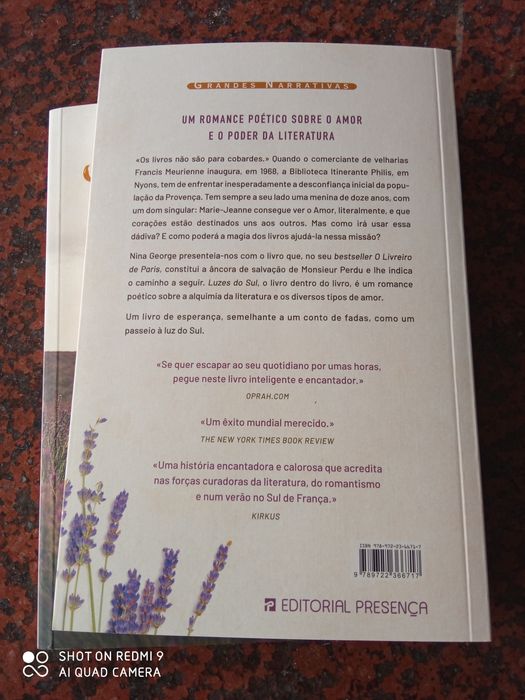 Luzes do Sul - de Nina George - NOVO