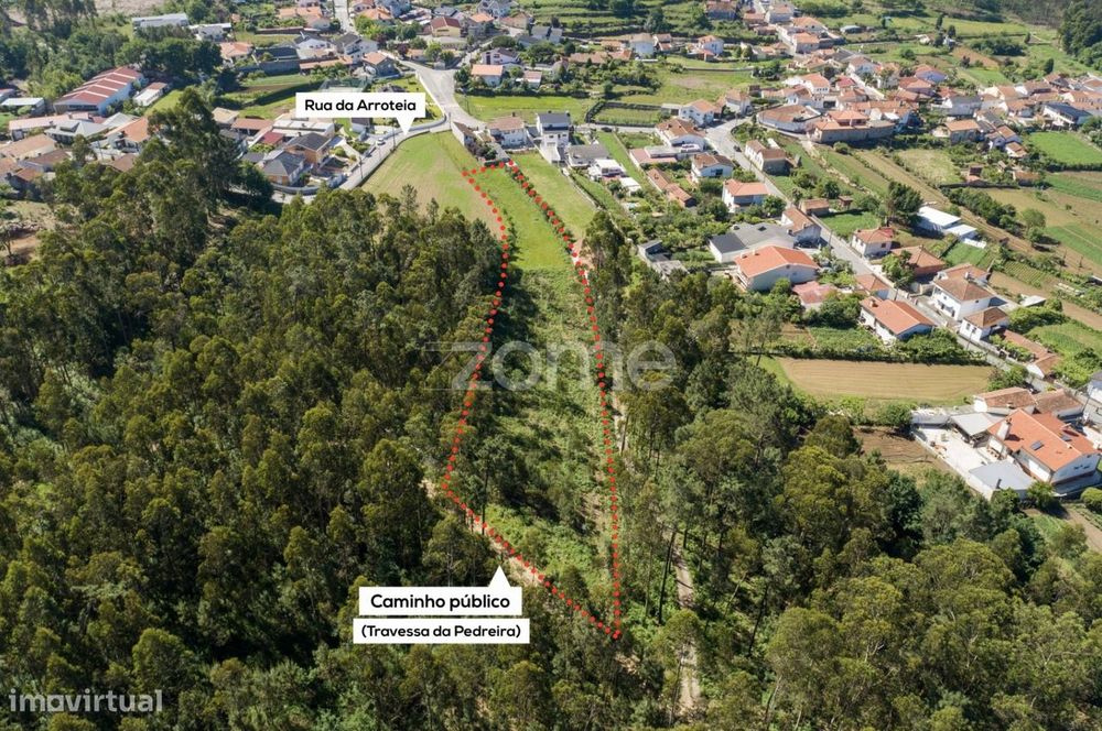 Terreno urbano em Caldas de São Jorge - Área de 3.462 m2