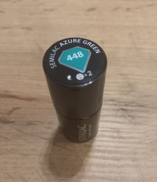 Semilac 448 azure green lakier hybrydowy
