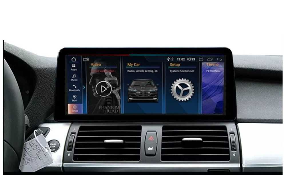 CarPlay Radio DAB+ GPS WiFi 4G USB Android BMW X5 E70 X6 E71 CIC 12,3