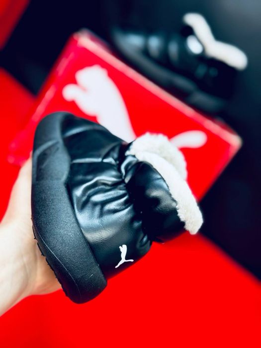 Кожаные Дутики , снубутсы женские Puma / лучшая зимняя обувь на сейчас