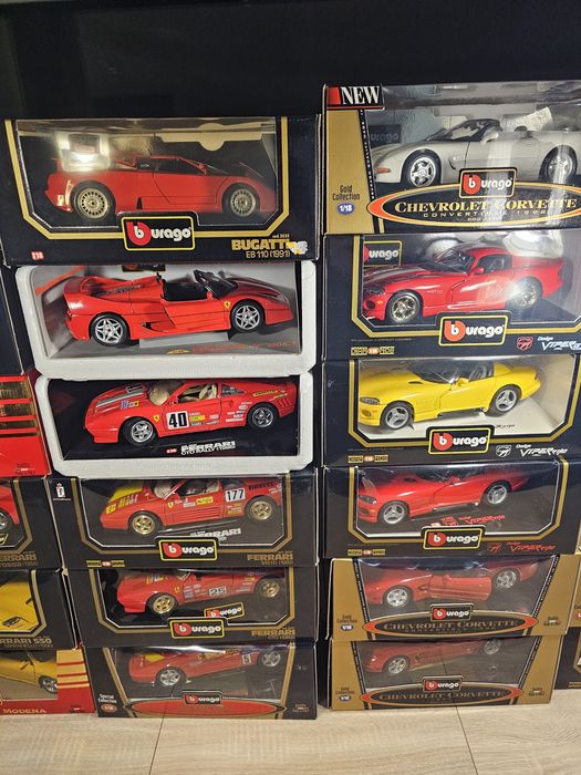 Kolekcja modeli Burago 1:18
