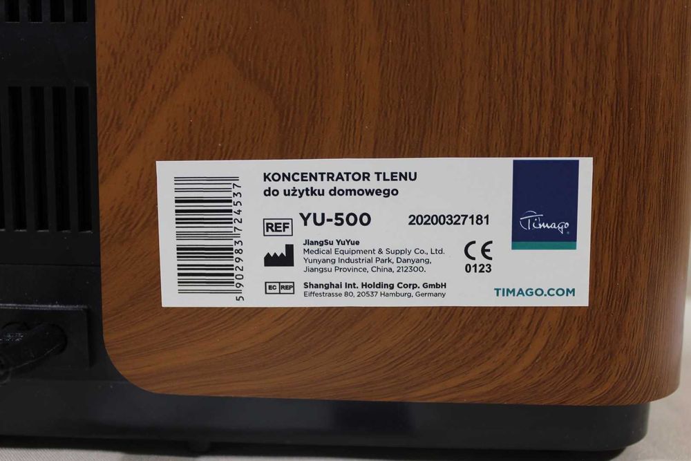 Koncentrator tlenu Yuwell YU-500 – stan bardzo dobry, w pełni sprawny