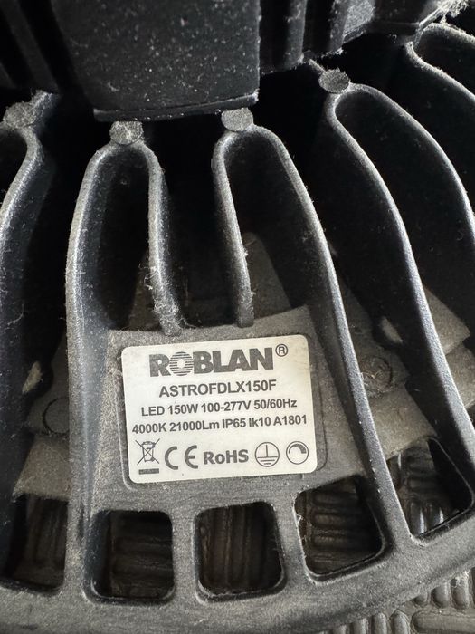 Projetor LED ROBLAN 150W 21.000lm – 4000K IP65