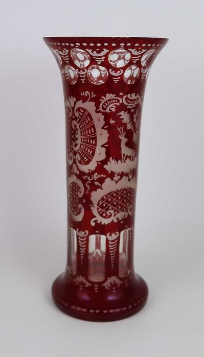 Jarra em vidro Bohemian - 21 cm
