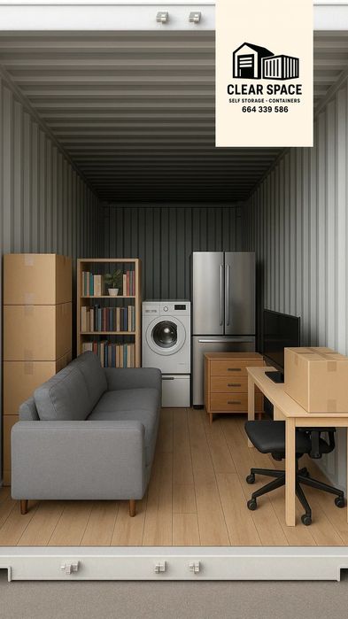 Wynajem kontenerów morskich 40HC self storage magazyn