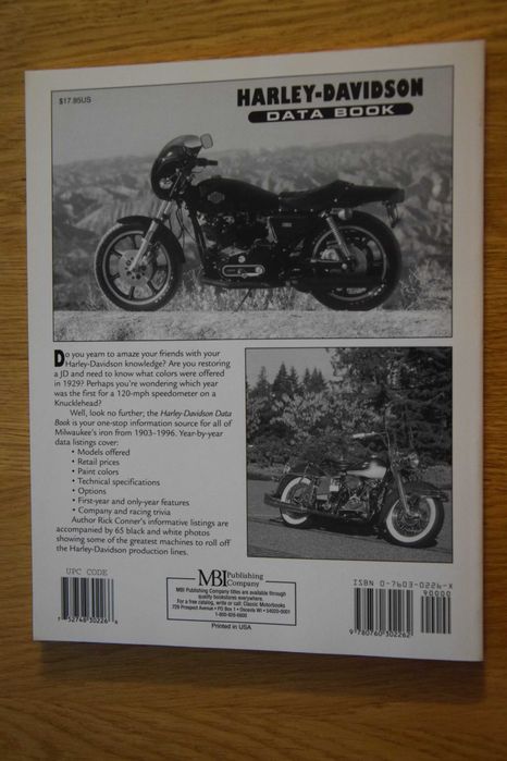Harley Davidson DATA BOOK Mstów • OLX.pl
