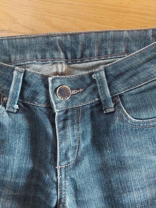 Zgrabne, wygodne spodnie denim komfort r S