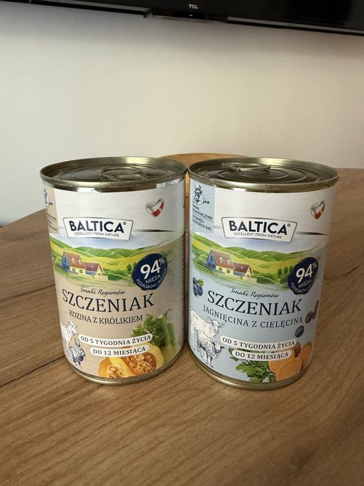 BALTICA karma mokra dla szczeniąt JAGNIĘCINA KOZINA bezbożowa 400g